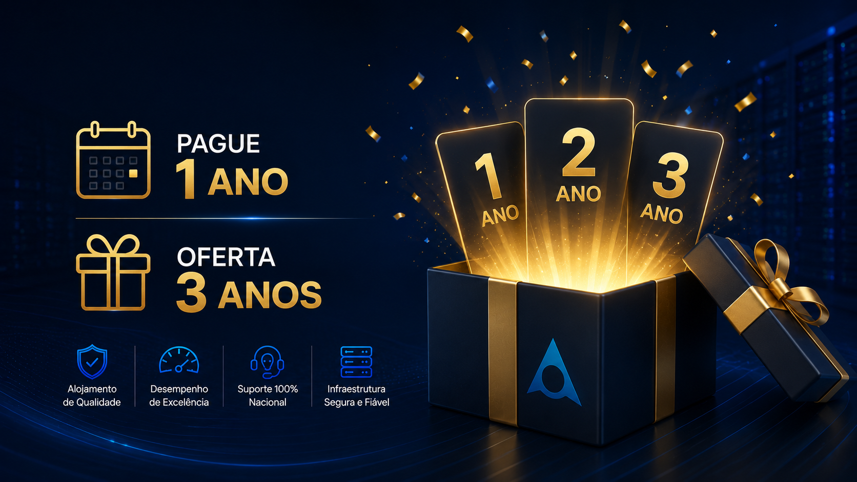 Dia do Fundador Trignosfera - promoção 3 anos pelo preço de 1