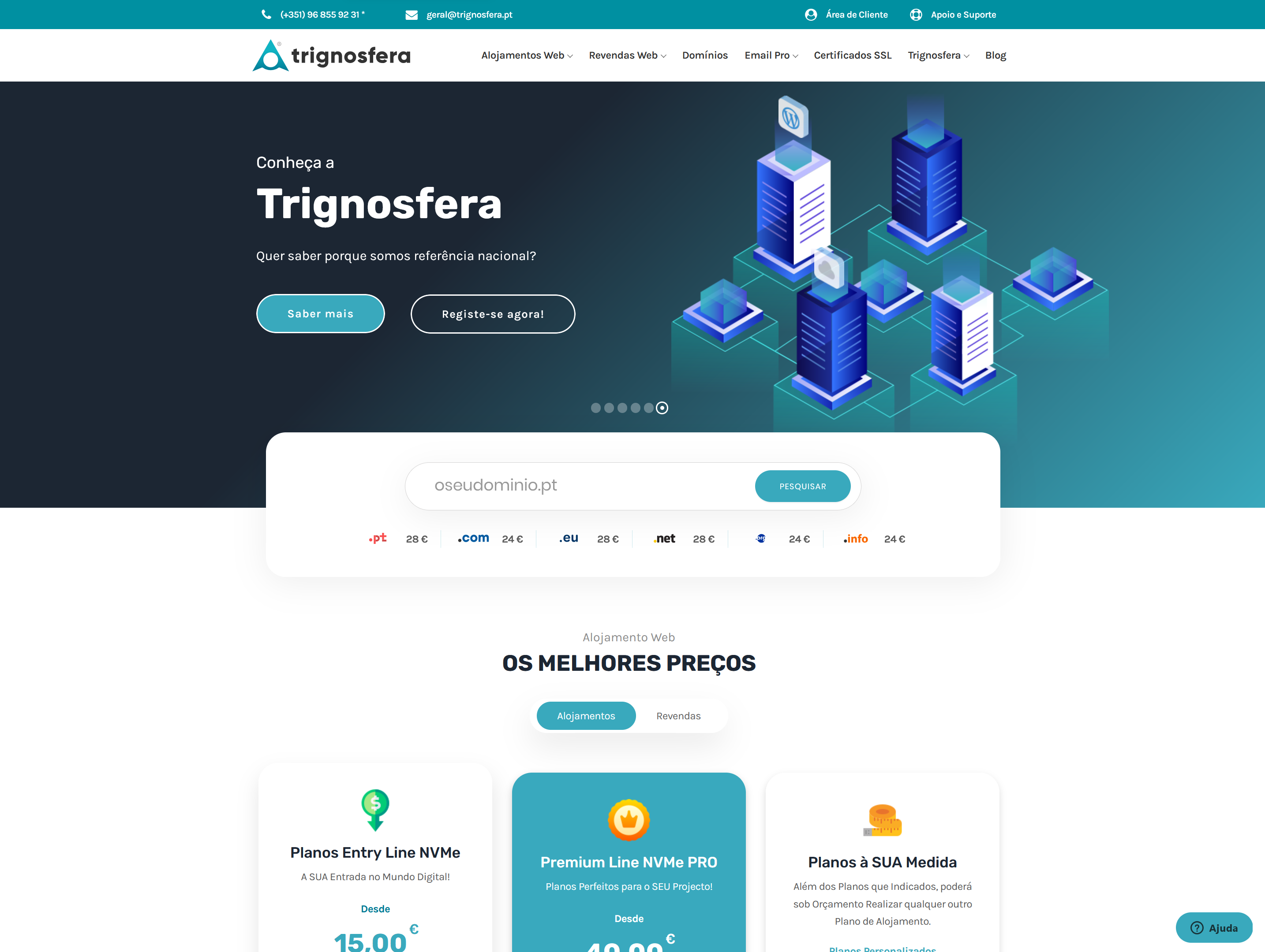 Site da Trignosfera em 2026