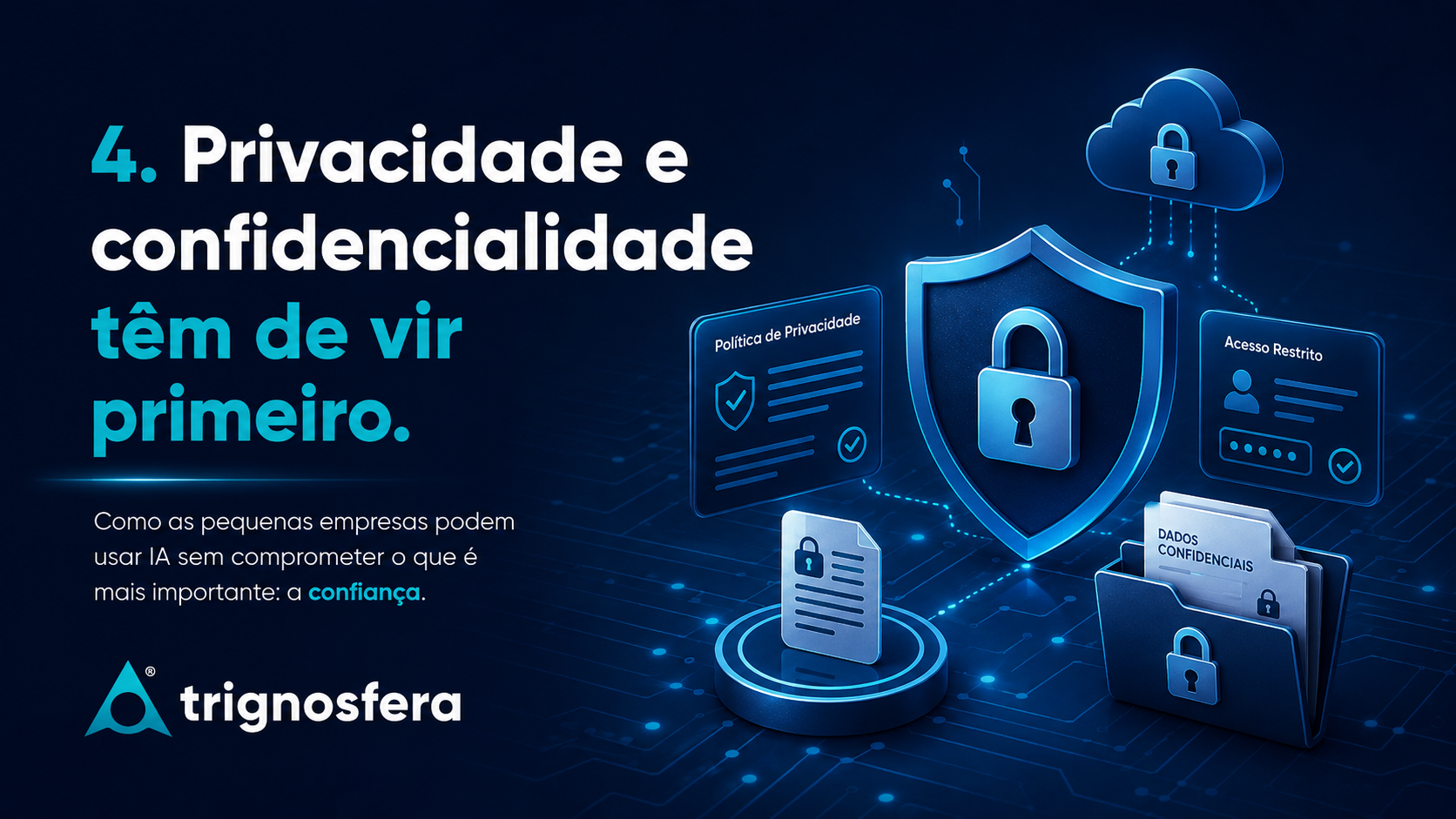 Privacidade e confidencialidade na utilização de inteligência artificial por pequenas empresas