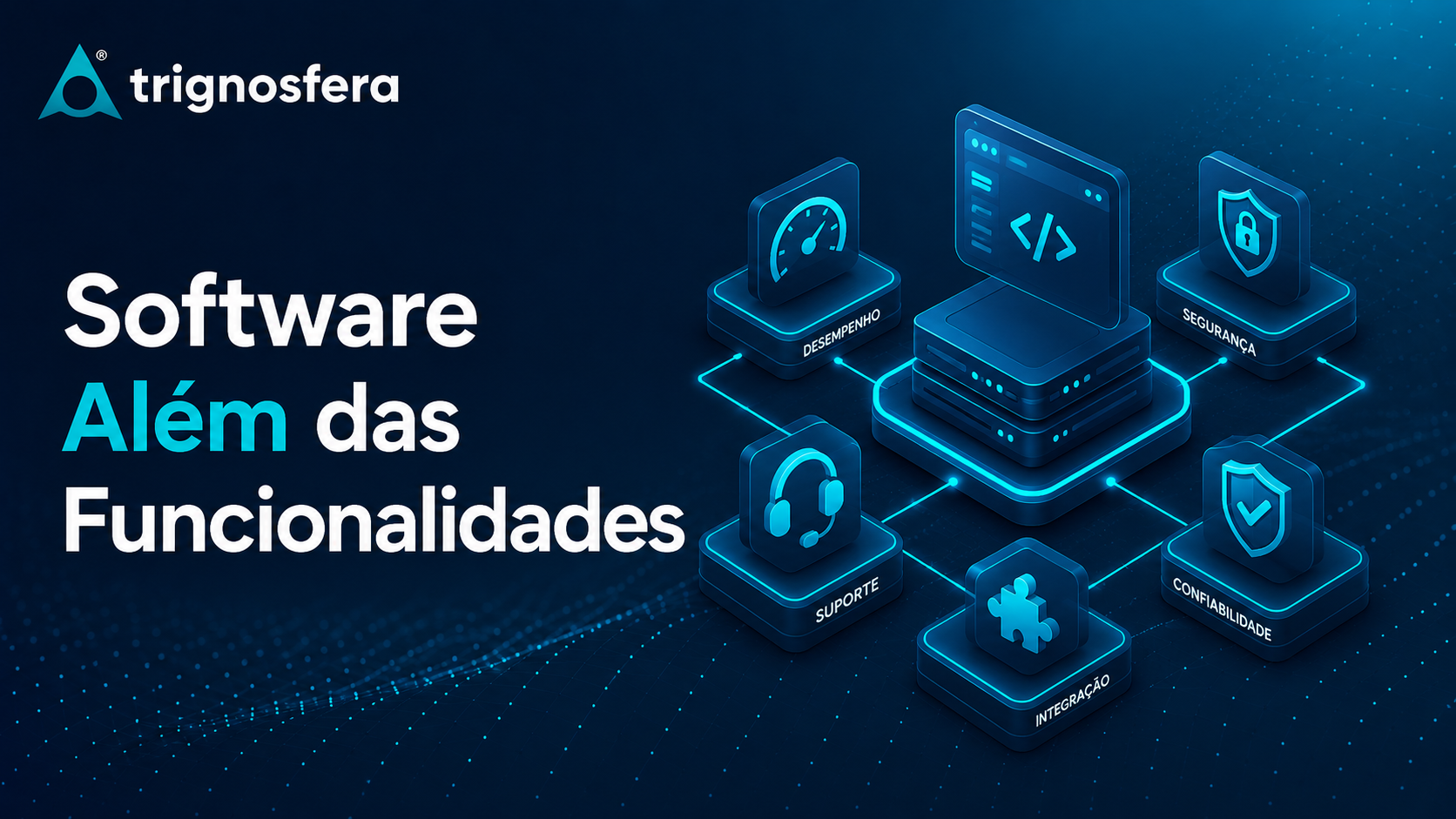Integração de software, segurança, suporte e desempenho na plataforma