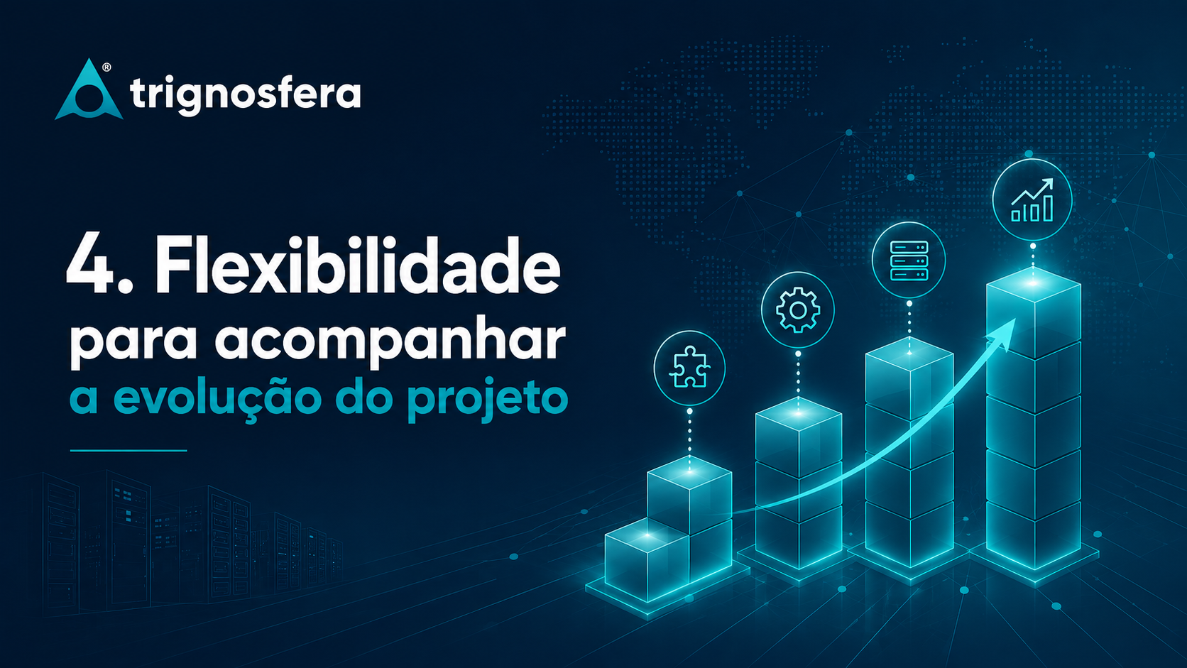 Flexibilidade para acompanhar o crescimento de um projeto online
