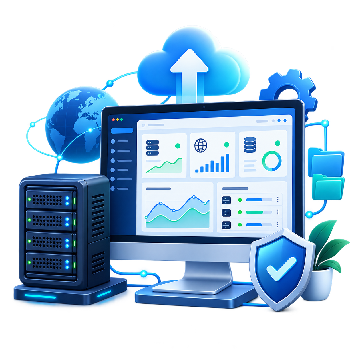 Software e infraestrutura utilizados nos serviços de alojamento web