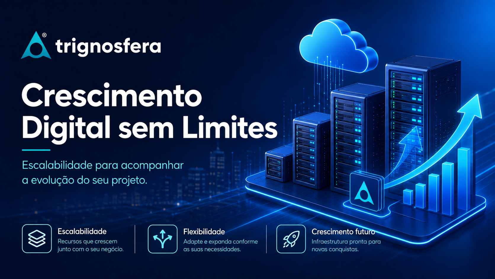 Infraestrutura escalável para acompanhar o crescimento de um projeto online