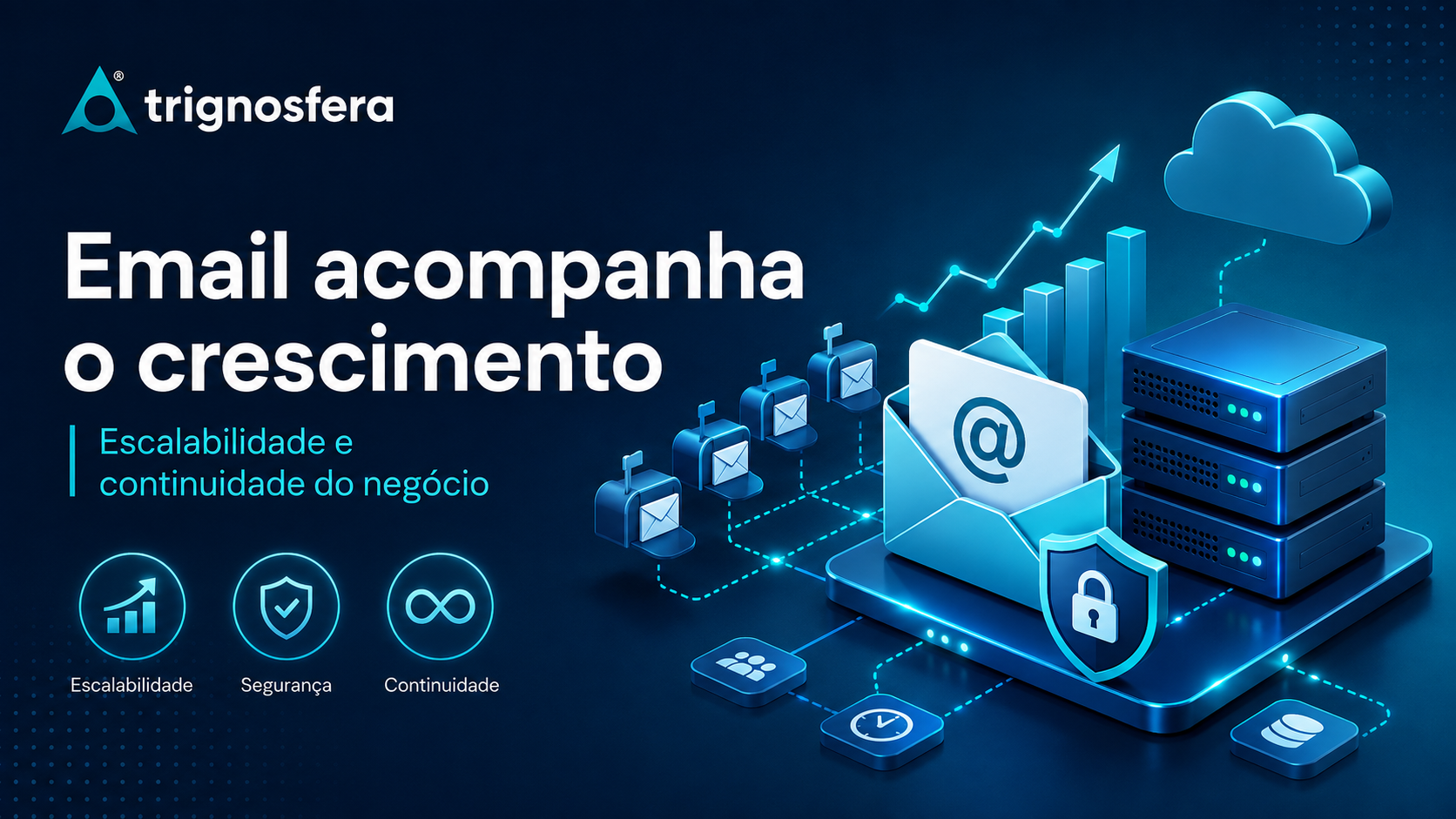 Email profissional escalável para acompanhar o crescimento de uma empresa